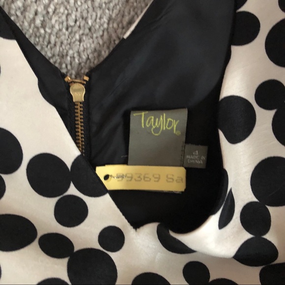 Taylor formal polka dot dress-4 - Picture 7 of 8